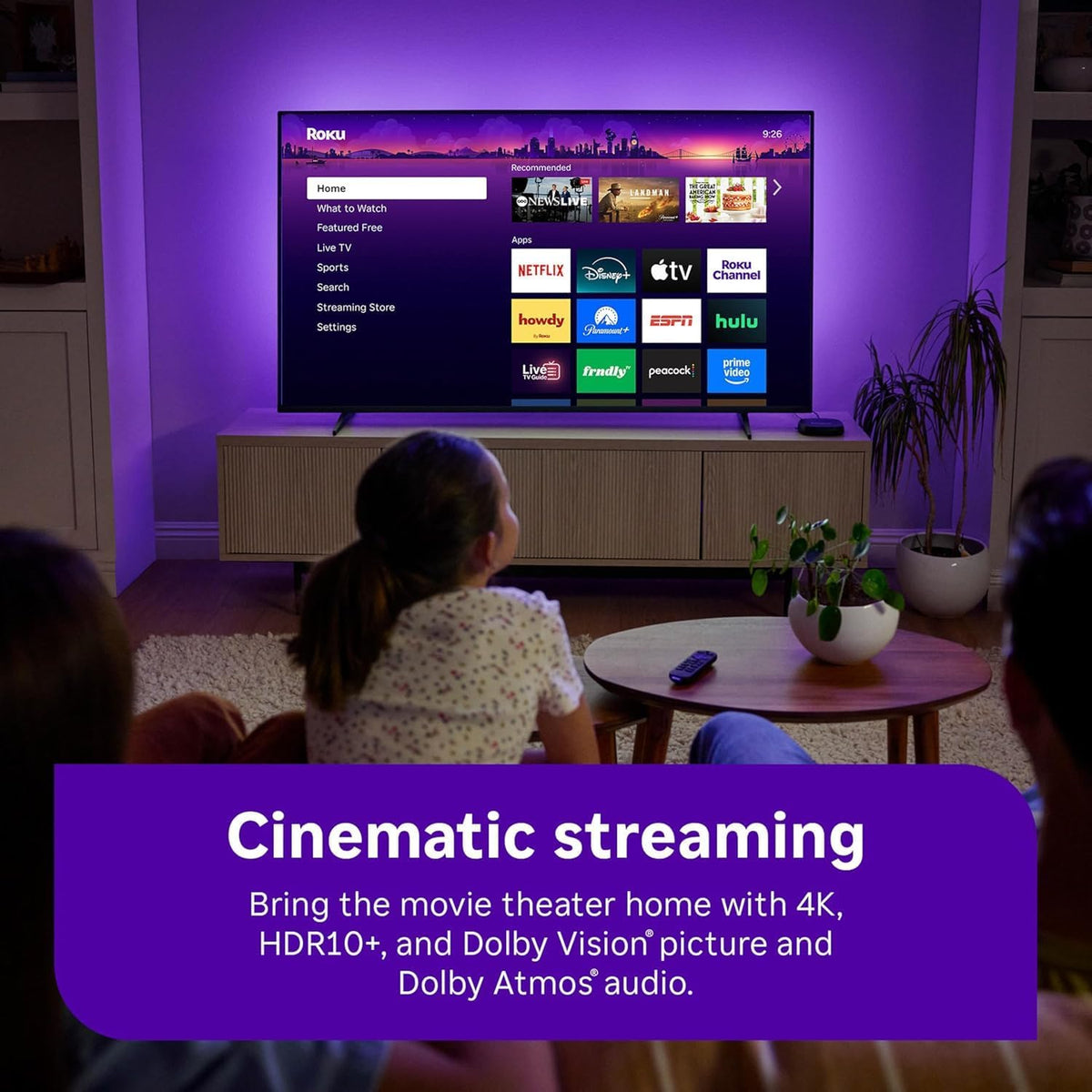 Roku Ultra - Ultimate Streaming Player (renovado) - Dispositivo de transmisión 4K para TV con HDR10+, Dolby Vision y Atmos - Bluetooth y Wi-Fi 6 - Control remoto por voz recargable Pro con botones