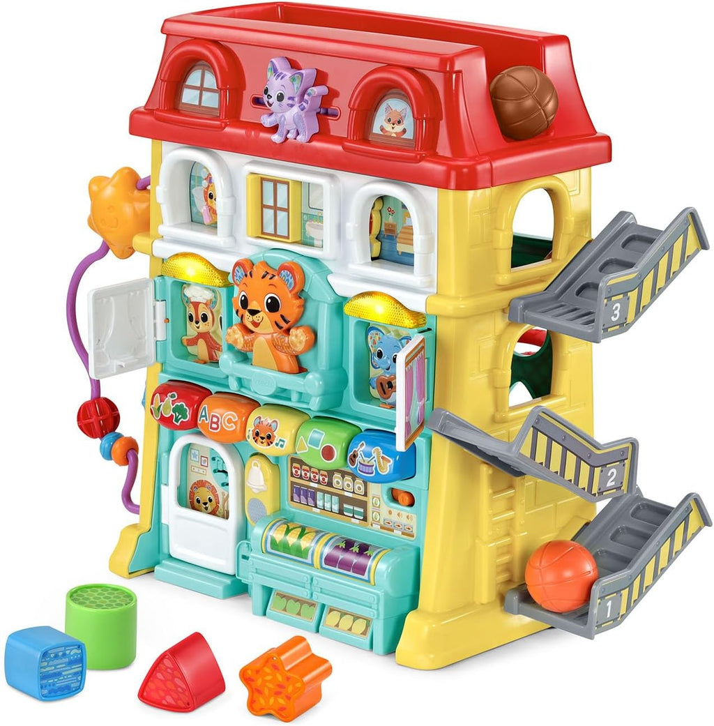 VTech Juguete de exploración para niños pequeños de la ciudad de actividades arriba y abajo