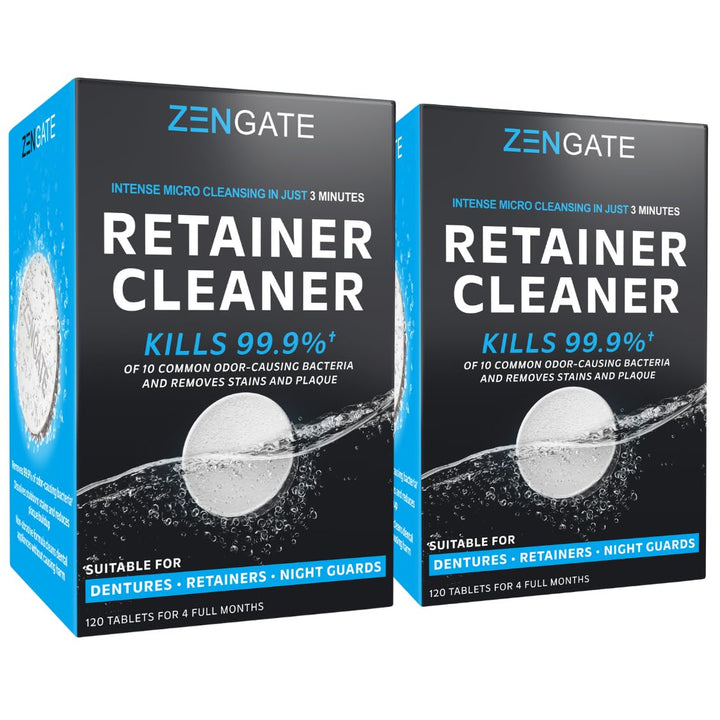 ZENGATE Tabletas Limpiadoras de Retenedores \u2013 Limpieza Rápida...