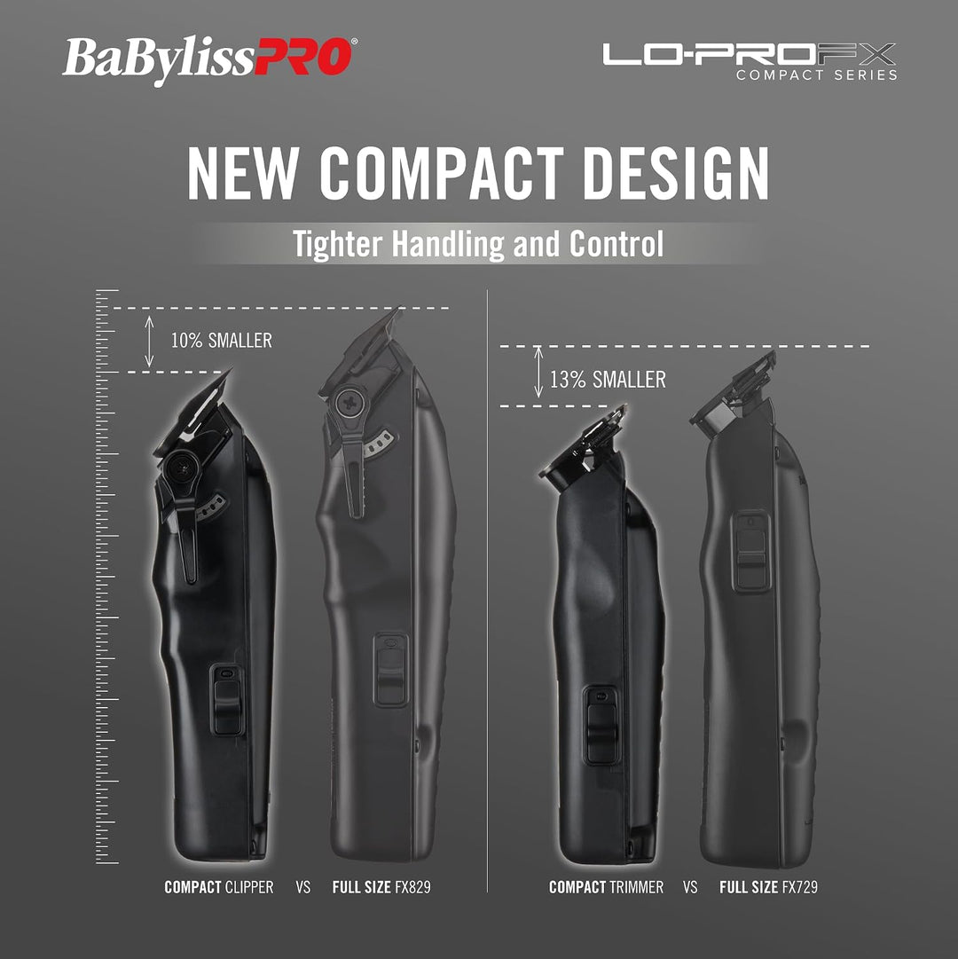 BaBylissPRO Recortadoras LO-PROFX compactas de alto rendimiento par...