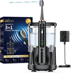 Cepillo de dientes eléctrico con hilo dental combinado, cepillo de dientes