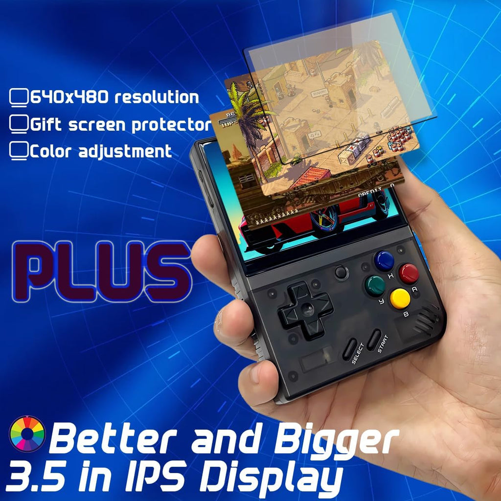 Miyoo Mini Plus - Consola de juegos portátil con funda portátil, color