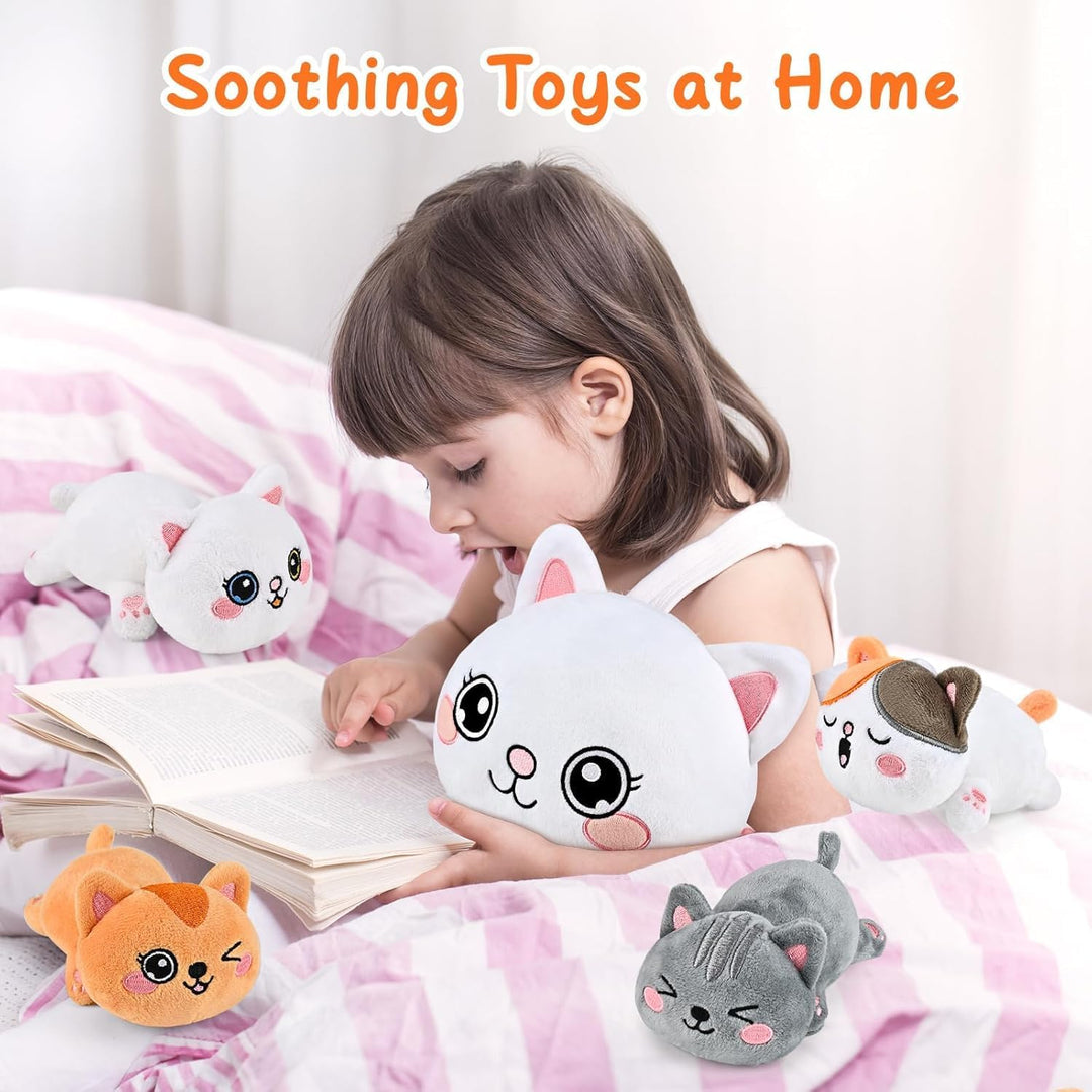 KMUYSL Juguetes de Peluche de Gatos para Niños de 0, 1, 2, 3, 4, 5,...