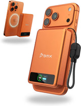 Banco de energía semisólido SolidSafe BMX 10K, 10000 mAh (naranja)...