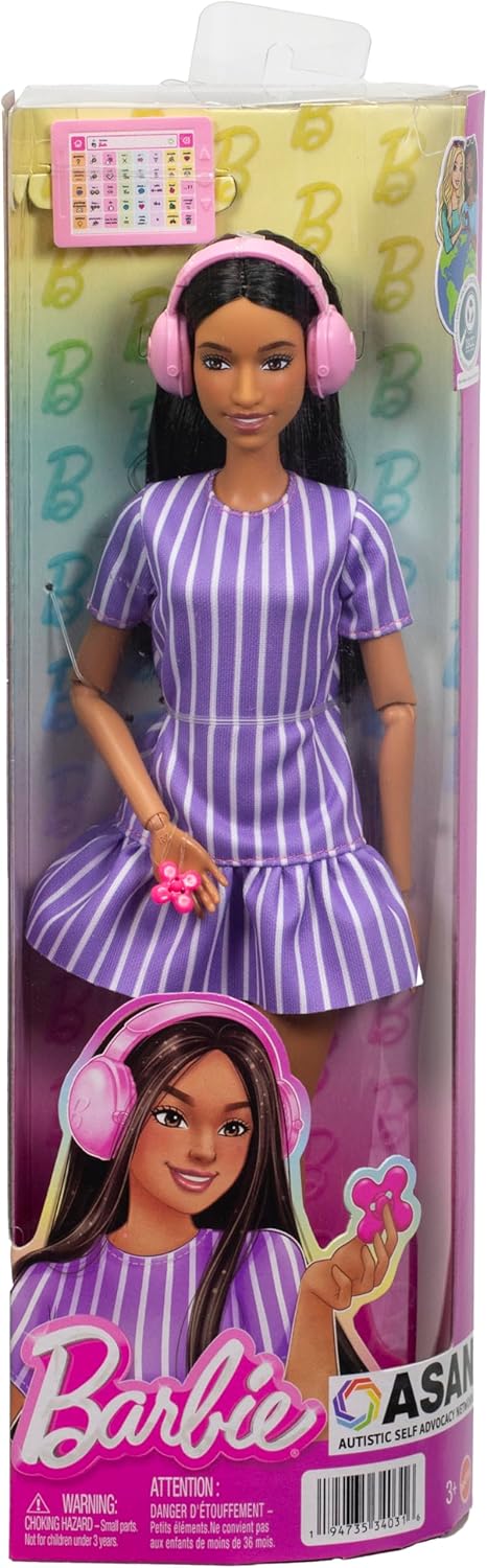 Barbie Fashionistas Doll #245 muñeca autista con vestido