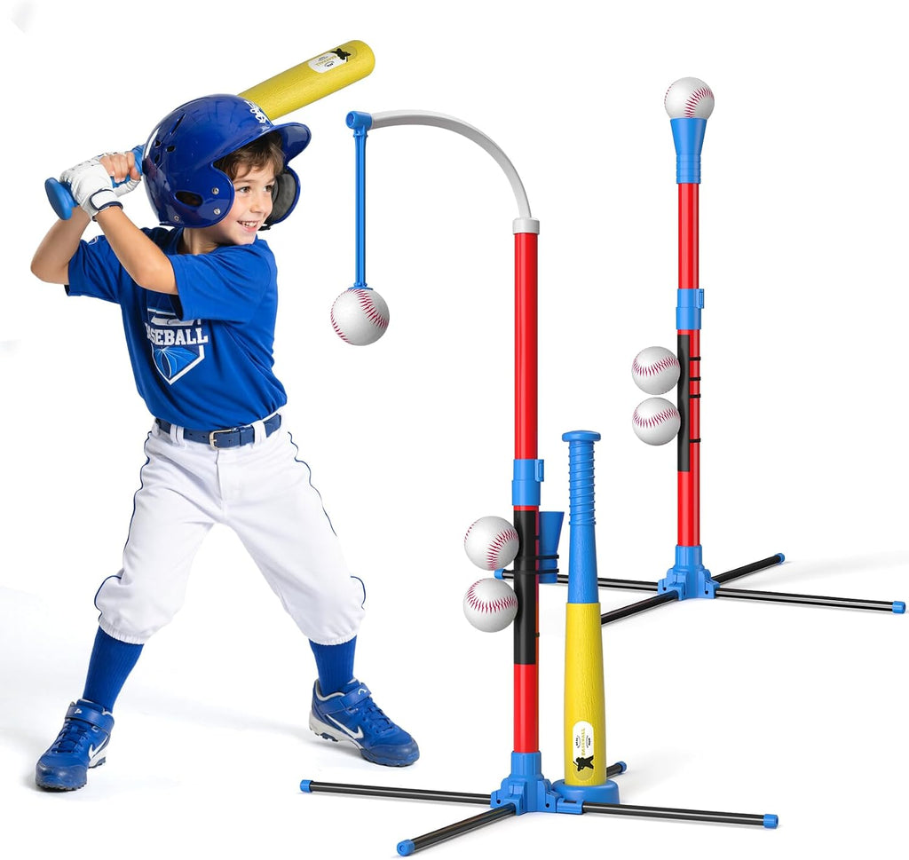 QDRAGON Juego de bolas en T para niños de 3 a 5 años