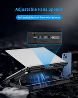 AICHESON Almohadilla de enfriamiento para laptop de 12 a 15.6 pulga...