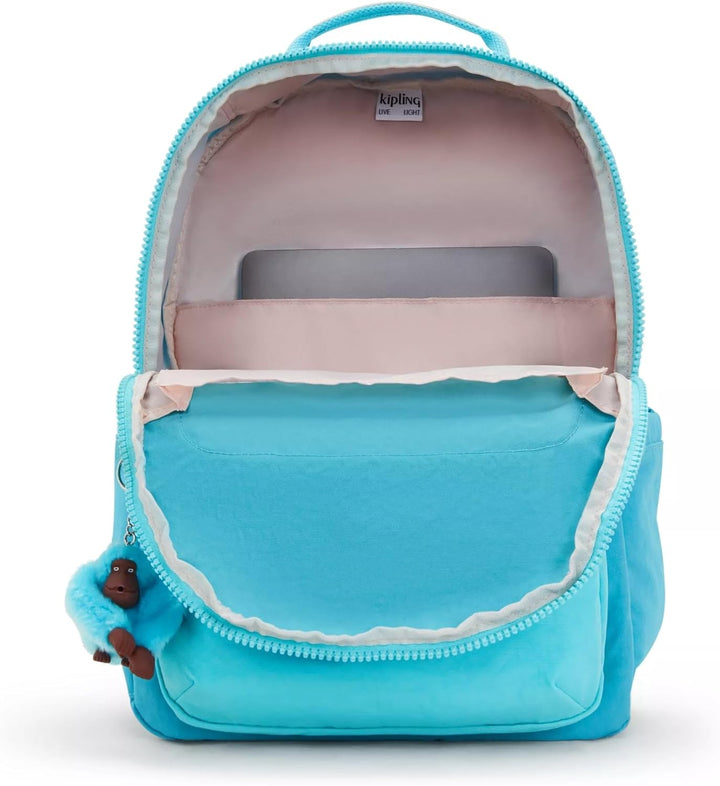 Kipling Seoul - Mochila para laptop de 15 pulgadas para mujer, dura...