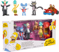 The Simpsons - Juego de figuras de 2.5 pulgadas de Krusty The Clown Show Set