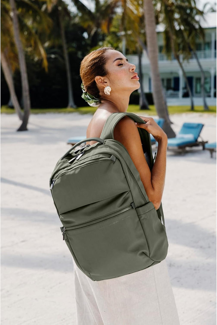 Samsonite Mochila Básica, Compartimento Dedicado para Laptop, Bolsi...