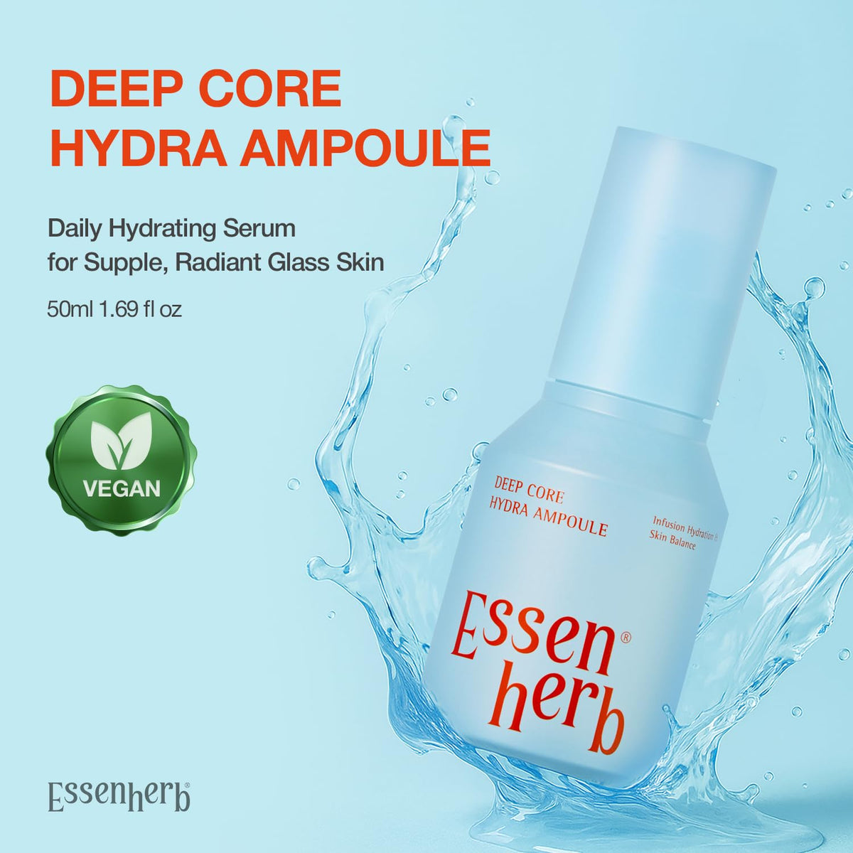 Essenherb Deep Core Hydra Ampolla \u2013 Phyto Mucin y ácido hialur...