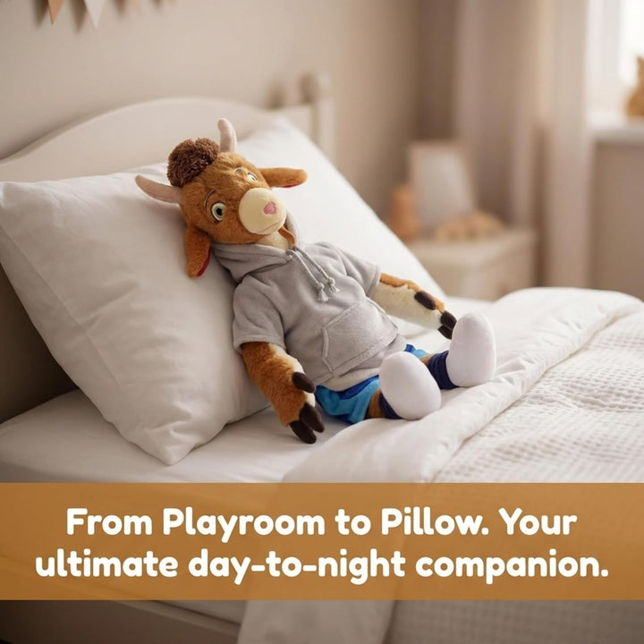 Jay Franco Space Jam - Almohada de peluche de cabra de 22 pulgadas,...