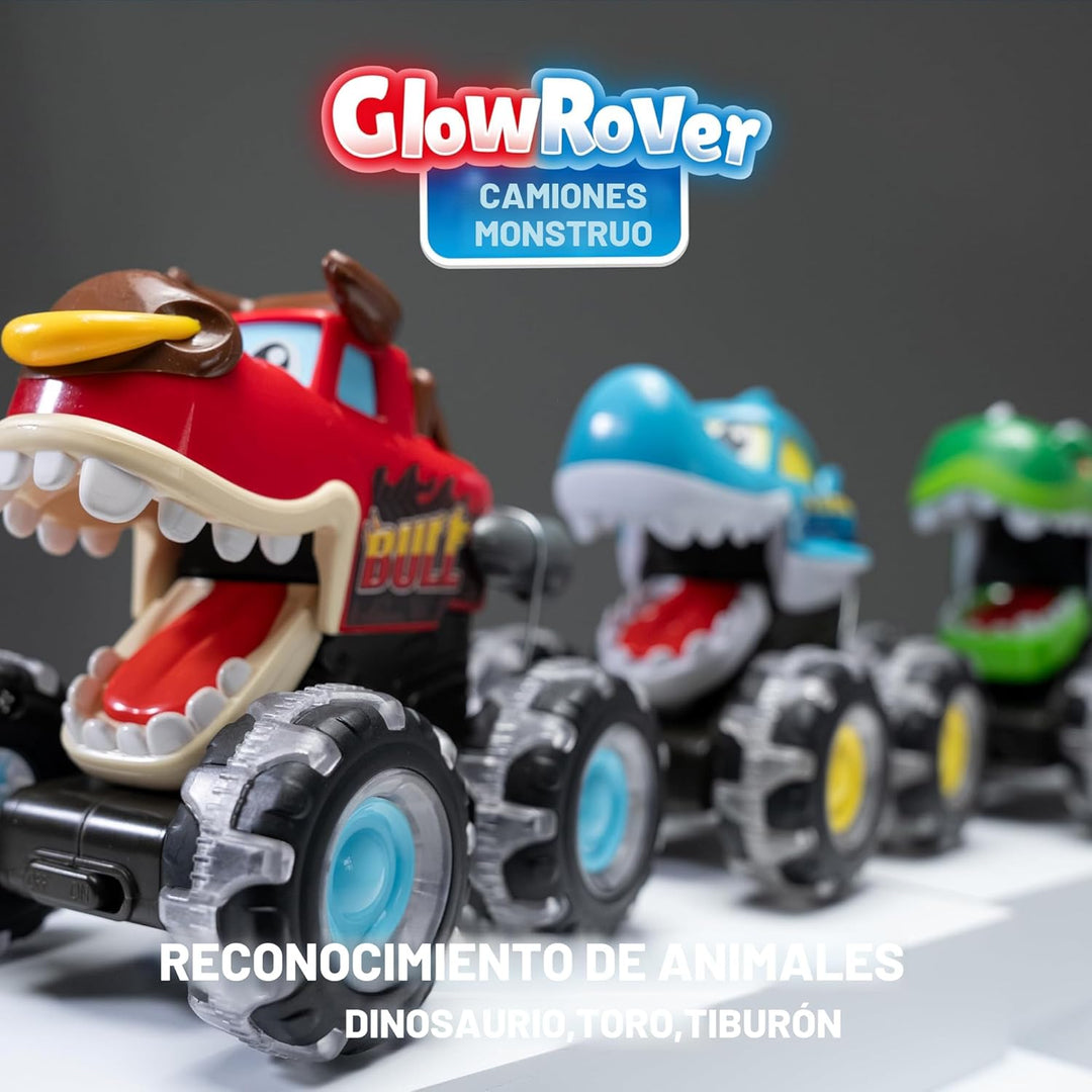 JOYIN Paquete de 3 camiones monstruos de juguete - Coches