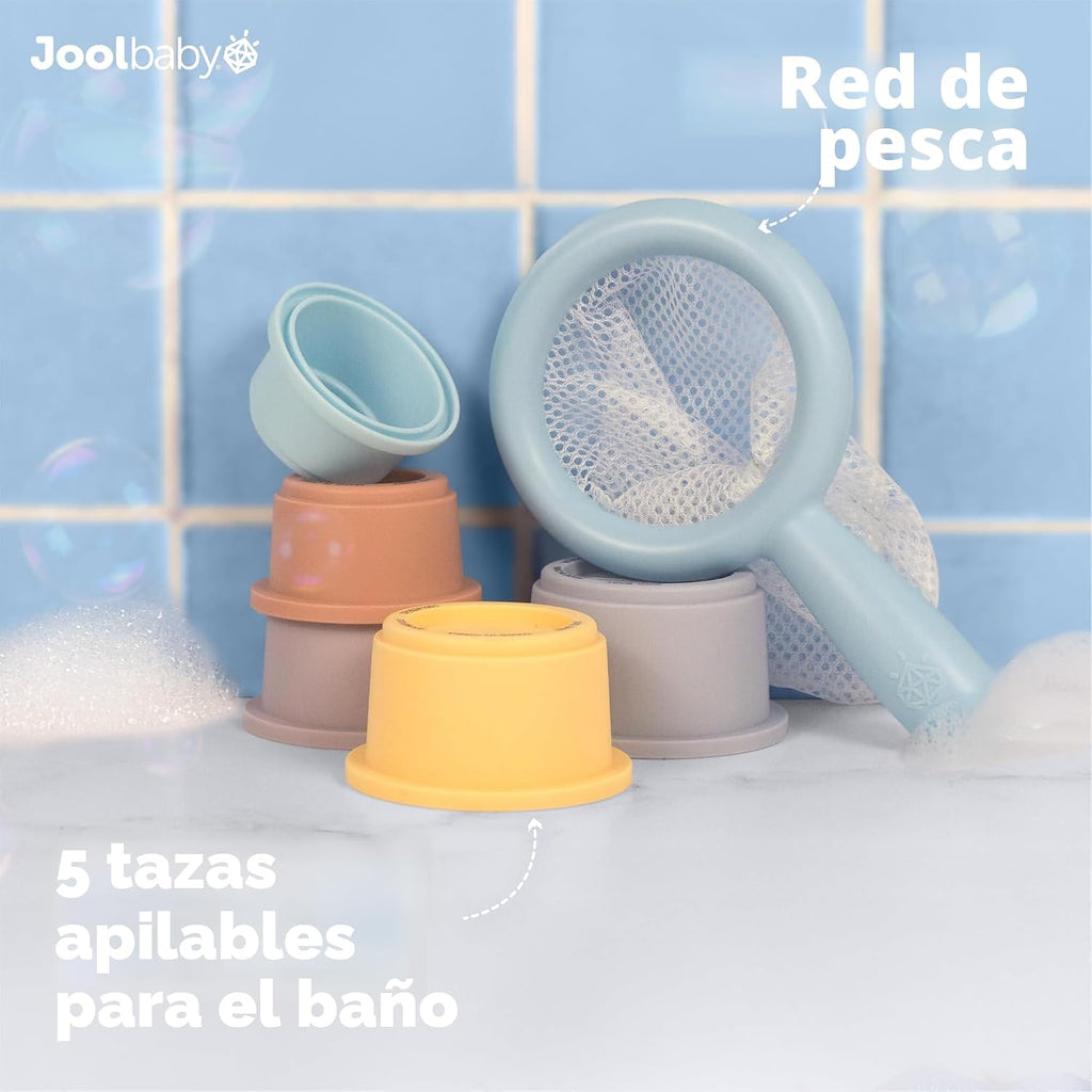 Jool Baby Juego de regalo de juguetes de bañera de 15 piezas con