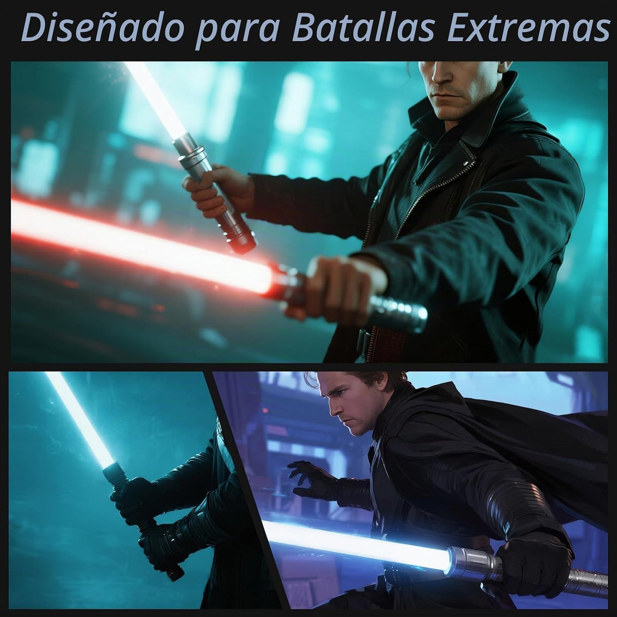 Sable de luz de metal, 16 colores RGB, juguetes de Navidad
