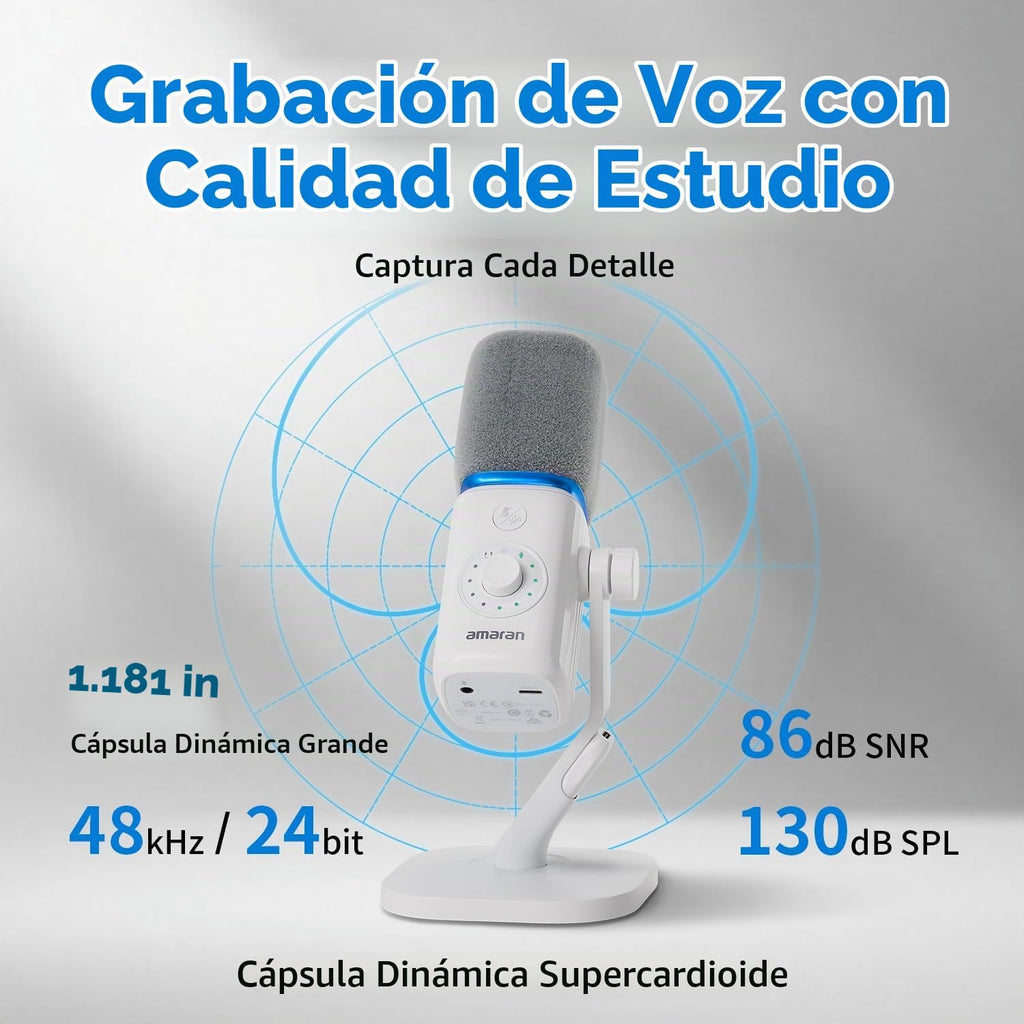 Amaran Kit de soporte de escritorio para micrófono, micrófono inalámbrico