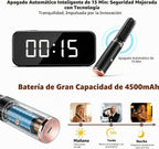 Cepillo alisador de pelo inalámbrico, calentamiento rápido, 4500 mAh
