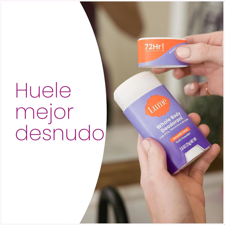 Lume Desodorante para Todo el Cuerpo en Barra Sólida Suave - Contro...