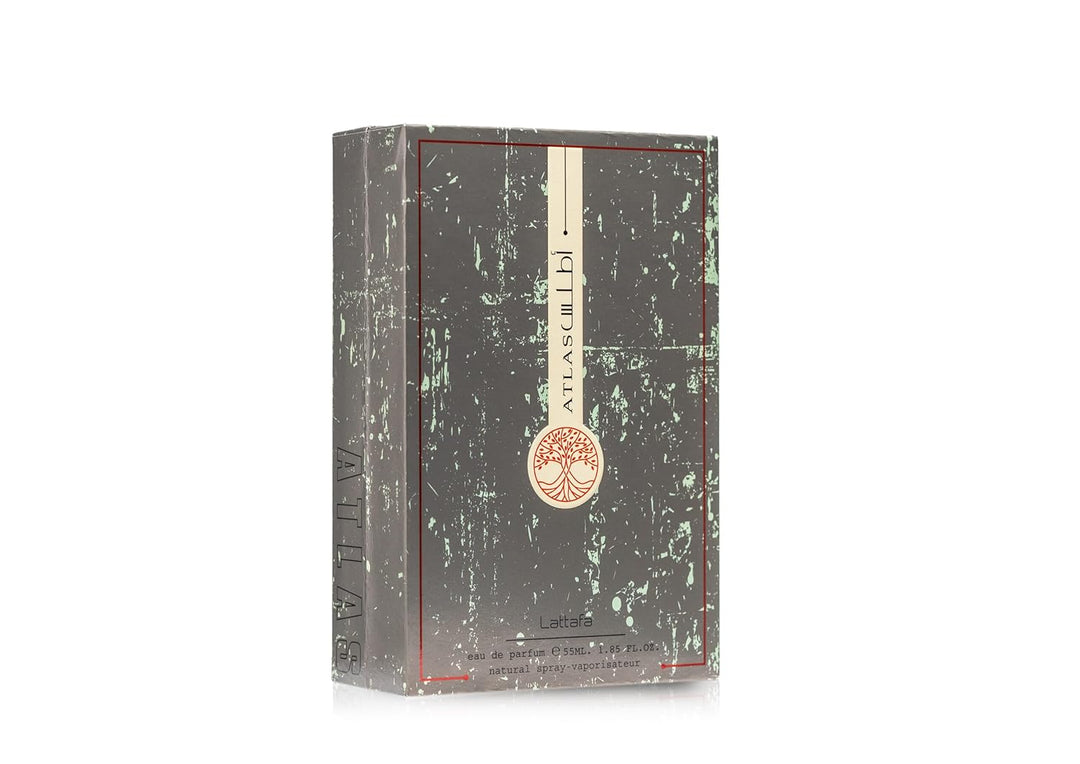 Lattafa Atlas Eau de Parfum Spray para Unisex, 1.85 onzas