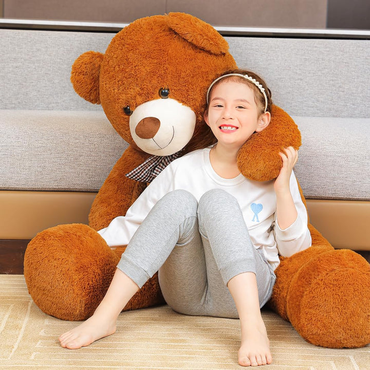 SNOWOLF Oso de peluche gigante de 47 pulgadas, regalo para el Día d...