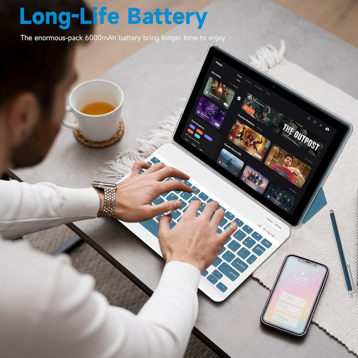 IWEGGO Tablet Android 15, 10 pulgadas, 18 GB de RAM+128 GB de ROM\/...