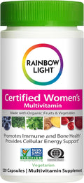 Suplemento multivitamínico certificado Rainbow Light para mujer
