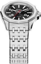 Reloj para hombre Diesel Stinger Three-Hand de acero inoxidable (Modelo: DZ2245)