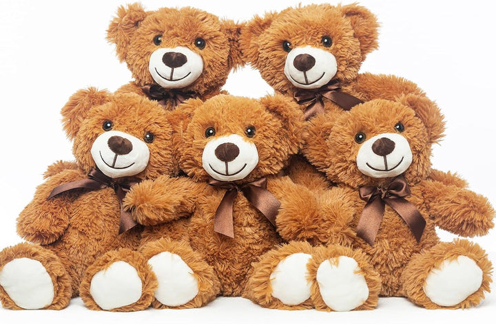 LELELONG Paquete de 5 osos de peluche a granel, osos de peluche par...