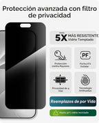 ZAGG Protector de pantalla de privacidad XTR para iPhone 18 Pro