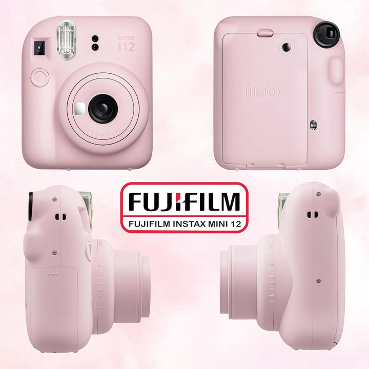 Fujifilm - Paquete de cámara instantánea Instax Mini 12 con películ...