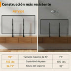 Perlegear Patas universales para TV de 37 a 90 pulgadas de hasta 150 libras