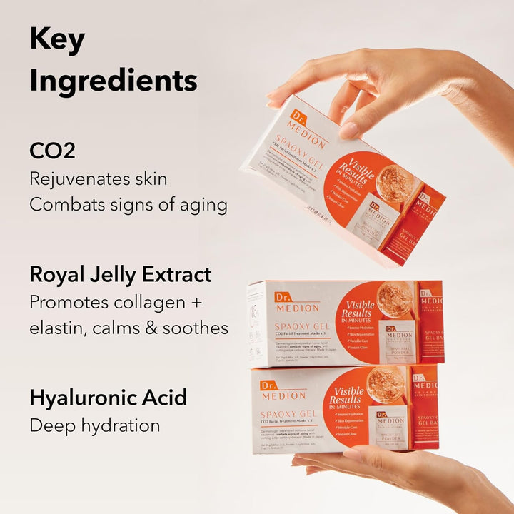Dr. MEDION Spaoxy Gel Mask CO2 Tratamiento de terapia carboxi para...