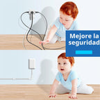 LIDER Extensor de salida protegido contra sobretensiones, 1 USB-A y 1 USB-C