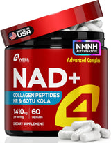 Suplemento NAD Plus de 1400 mg - Suplemento alternativo NMNH apoya...
