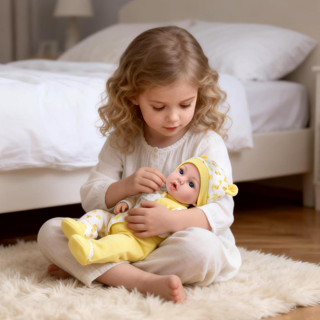 Aori Muñecas bebés Reborn realistas - Muñeca recién nacida de niña...