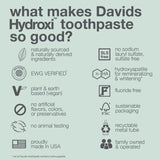 Davids Hydroxi - Pasta de dientes de nano hidroxiapatita sin fluoru...