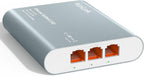 Interruptor divisor Ethernet 2.5G RJ45, expande 1 puerto de red a 3
