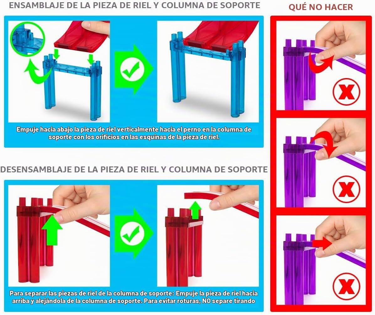 PicassoTiles Juego de 128 piezas de bloques de construcción de pistas de autos de carreras magnéticas, juego de azulejos magnéticos, juego de 3 luces LED, kit de construcción de aprendizaje de