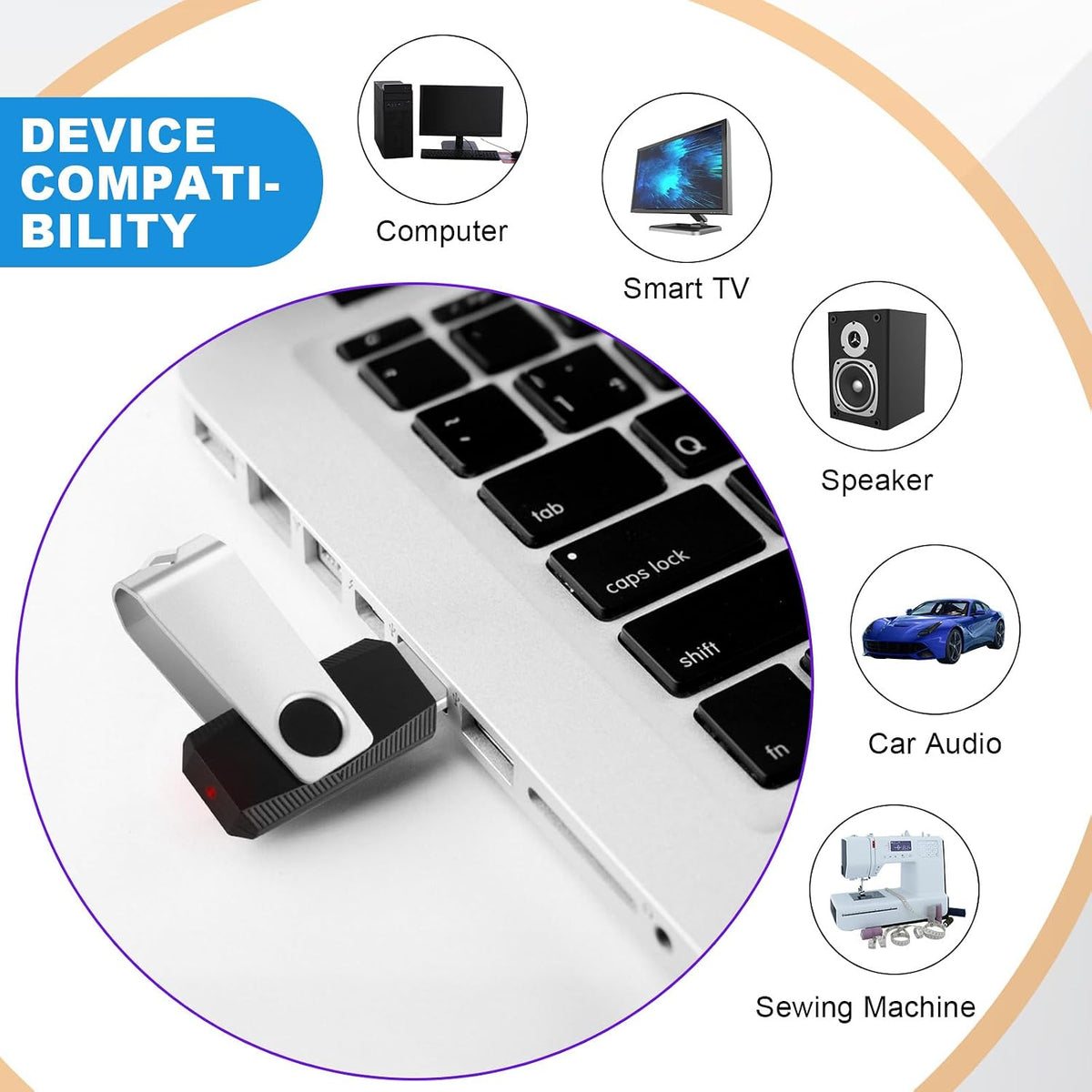 Memoria USB de 8 GB, paquete de 10 unidades de memoria USB a granel...