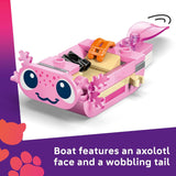LEGO Friends Axolotl Adventure Boat Building Toy para