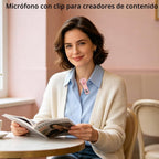 Mini micrófono inalámbrico para creadores de contenido