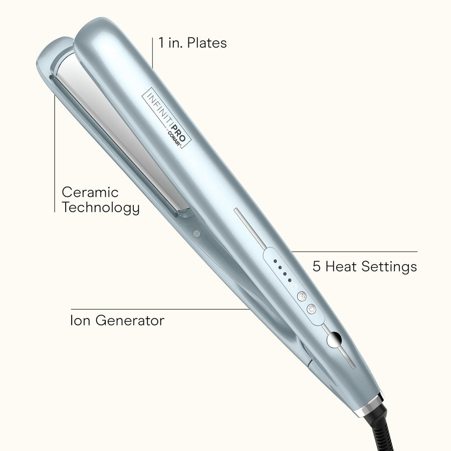INFINITI PRO Conair SmoothWrap - Plancha plana de doble ion de 1 pu...