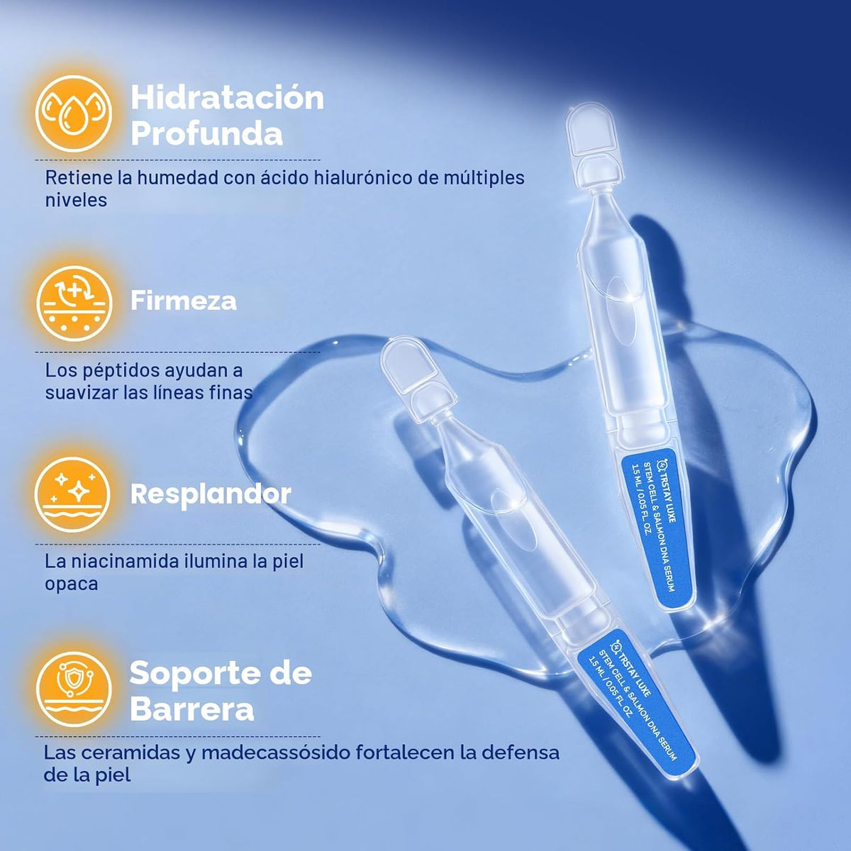 TRSTAY LUXE Suero de Células Madre y ADN de Salmón PDRN \u2013 Suer...
