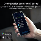 ASUS RT-BE88U Router de rendimiento extensible AiMesh WiFi 7 de dob...