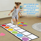 hand2mind Set de Alfombra de Elkonin para Actividad en el Suelo, Conciencia Fonémica, Edades 3+