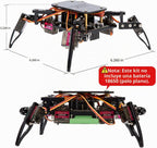 ACEBOTT STEM Kits de Robótica Científica para Adultos, Kit de Construcción de Robot Araña ESP8266, Control Remoto por Aplicación, Juguetes Educativos de Caminar y Rastrear Divertidos para Niños de 12+