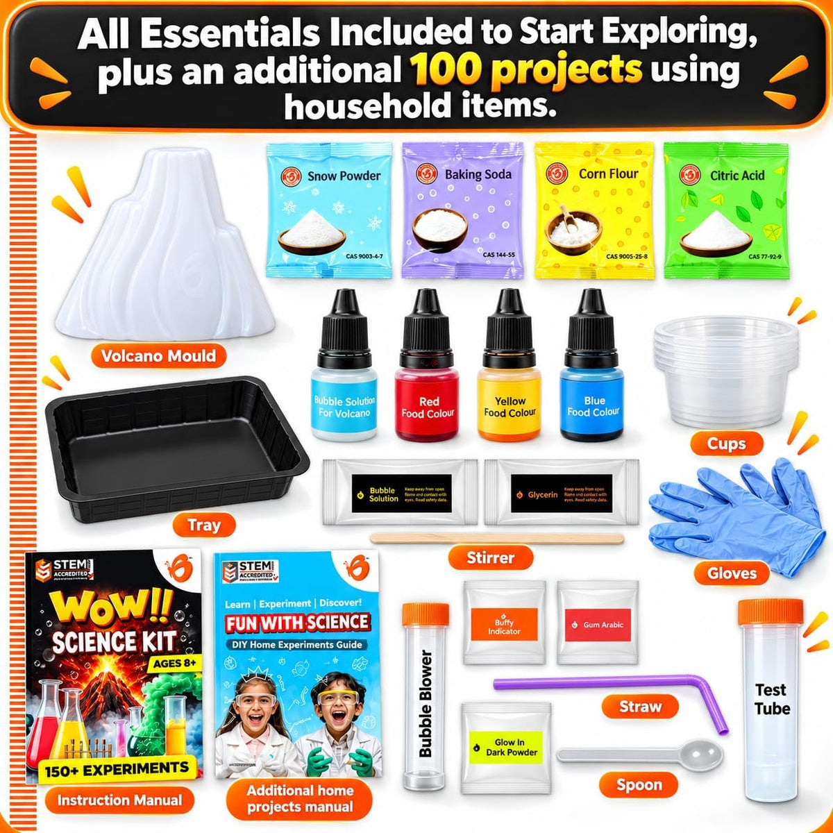 Butterfly EduFields Science Kits para Kids Ages 8-12 8-14 | 150+ Experiments