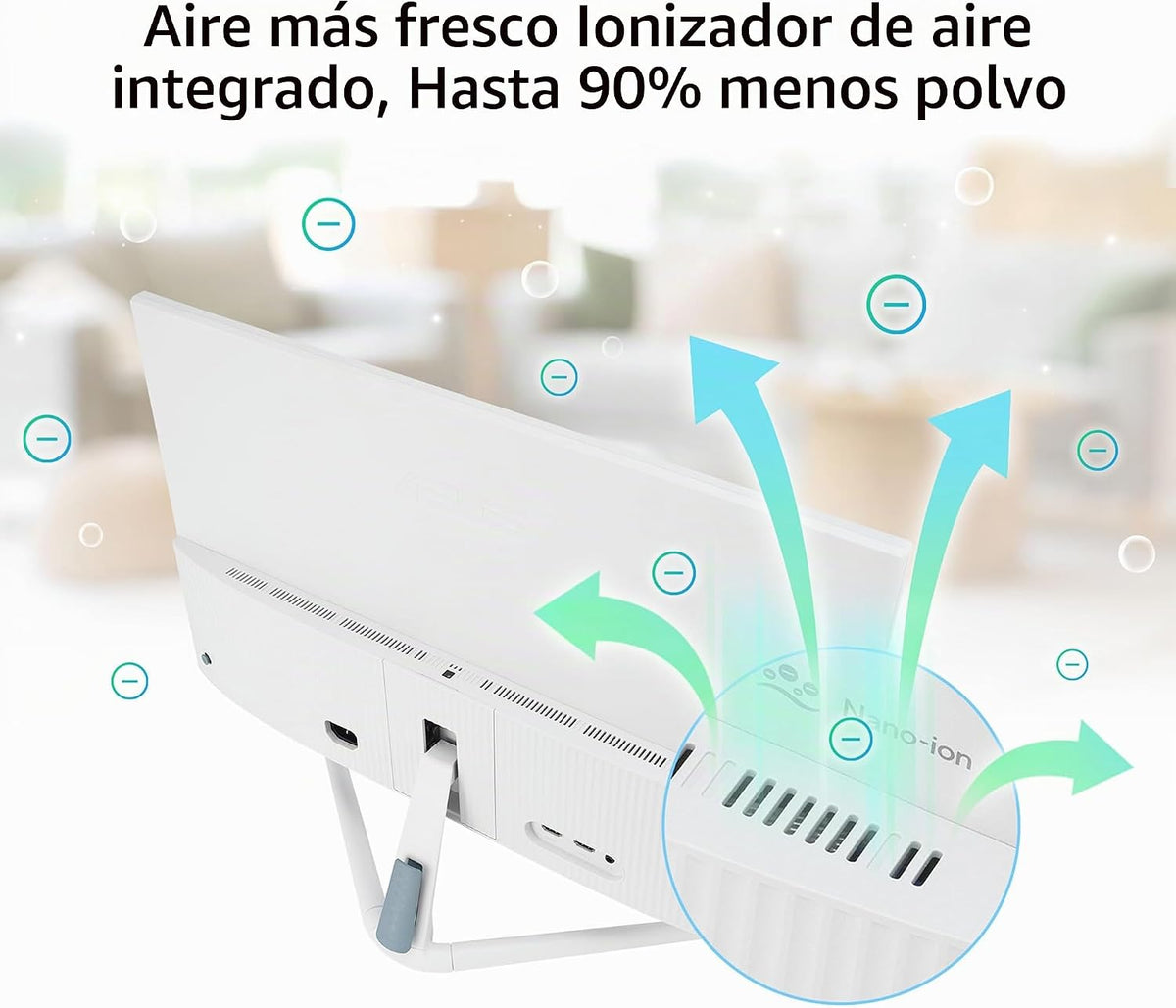 ASUS Monitor de cuidado ocular 1080P de 27 pulgadas (VU279HFI-W) -...