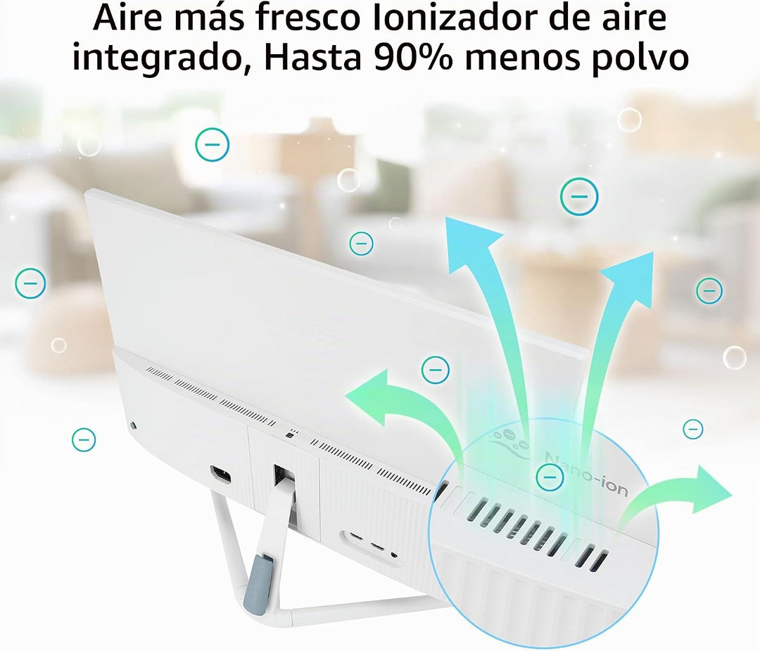 ASUS 24\u201D (23.8 pulgadas visibles) Monitor con cuidado para los...