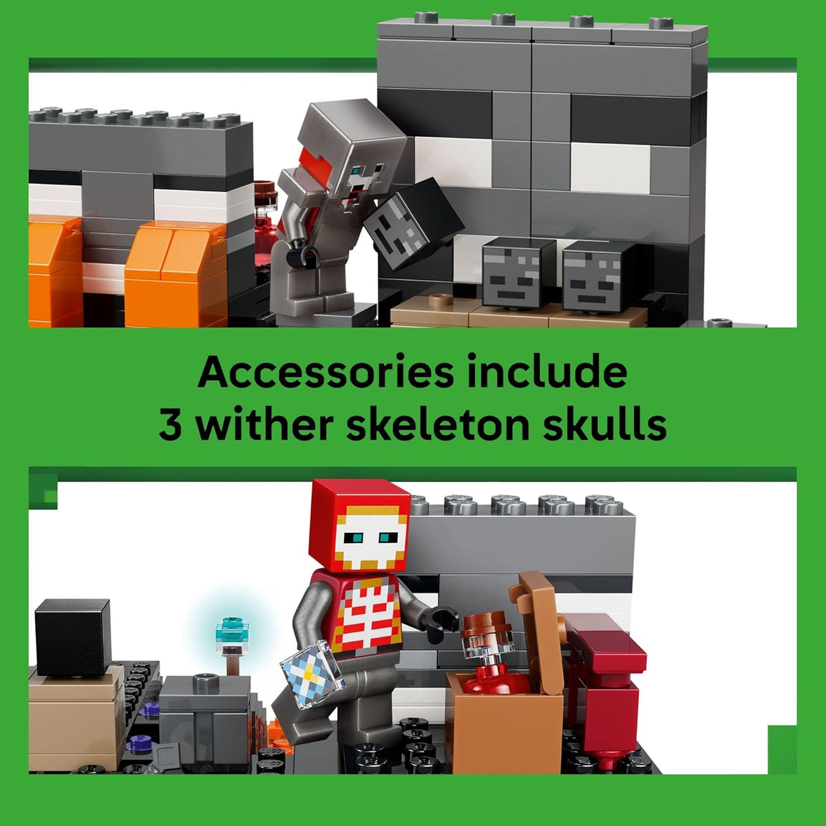 LEGO Minecraft Wither Battle Building Simulación Juguete